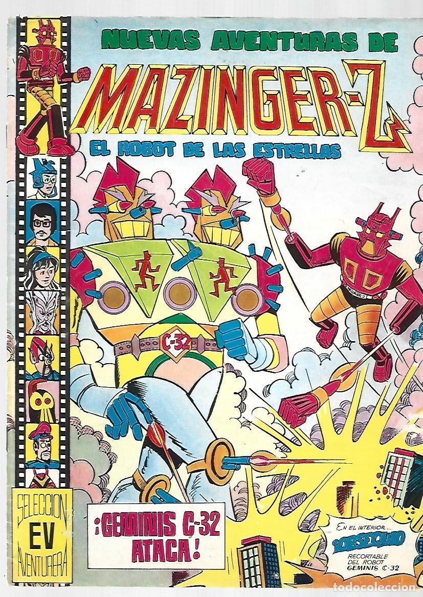 Tebeos: Nuevas aventuras de Mazinger Z, el robot de las estrellas, 15: Geminis C-12 ataca, 1979, Valenciana