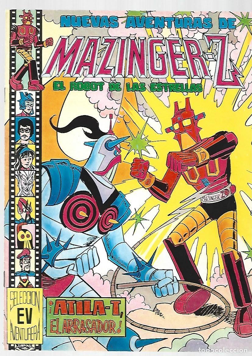 Tebeos: Nuevas aventuras de Mazinger Z, el robot de las estrellas, 21: Atila-T el arrasador, 1979, Valencian