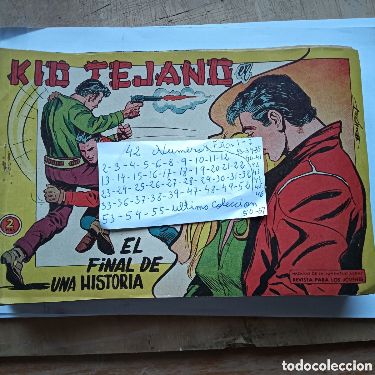Tebeos: KID TEJANO LOTE 42 NUM EDI.VALENCIANA ORIGINAL