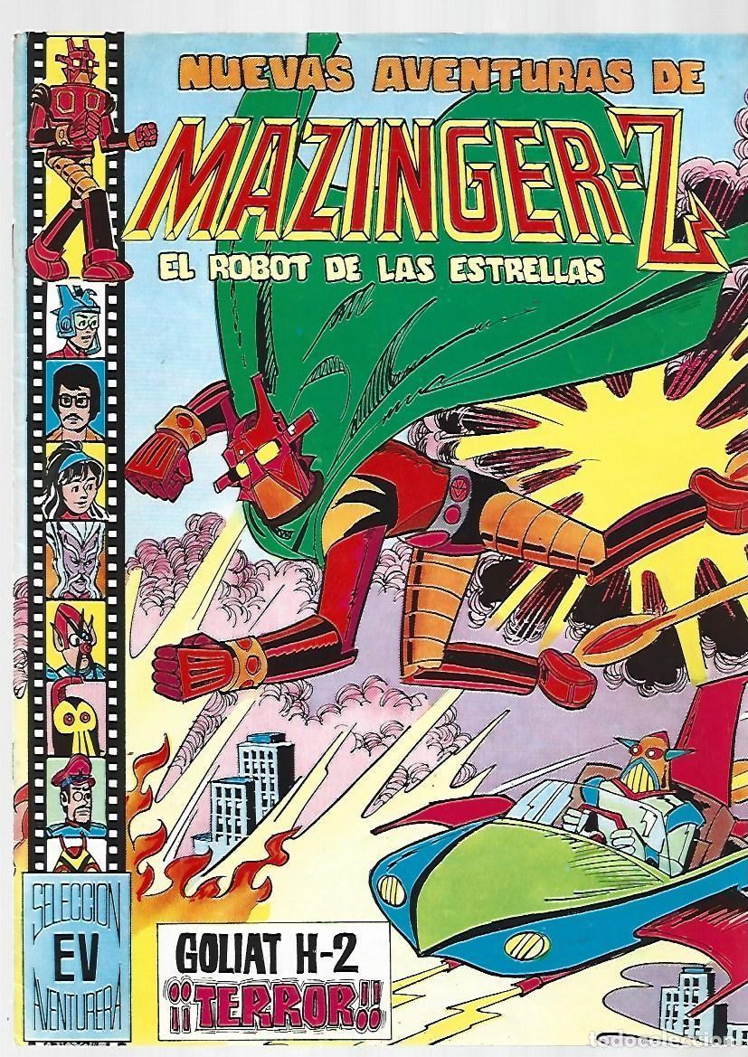 Tebeos: Nuevas aventuras de Mazinger-Z, el robot de las estrellas, 29: Goliat H-2, terror, 1979, Valenciana