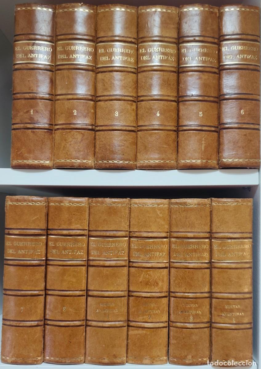 Tebeos: EL GUERRERO DEL ANTIFAZ - 12 ESTUCHES IMITANDO LIBROS PARA GUARDAR LA COLECCION - FOTOS ADICIONALES