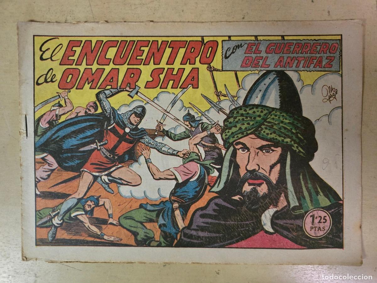 Tebeos: El Guerrero del Antifaz 168.El Encuentro de Omar Sha.Valenciana