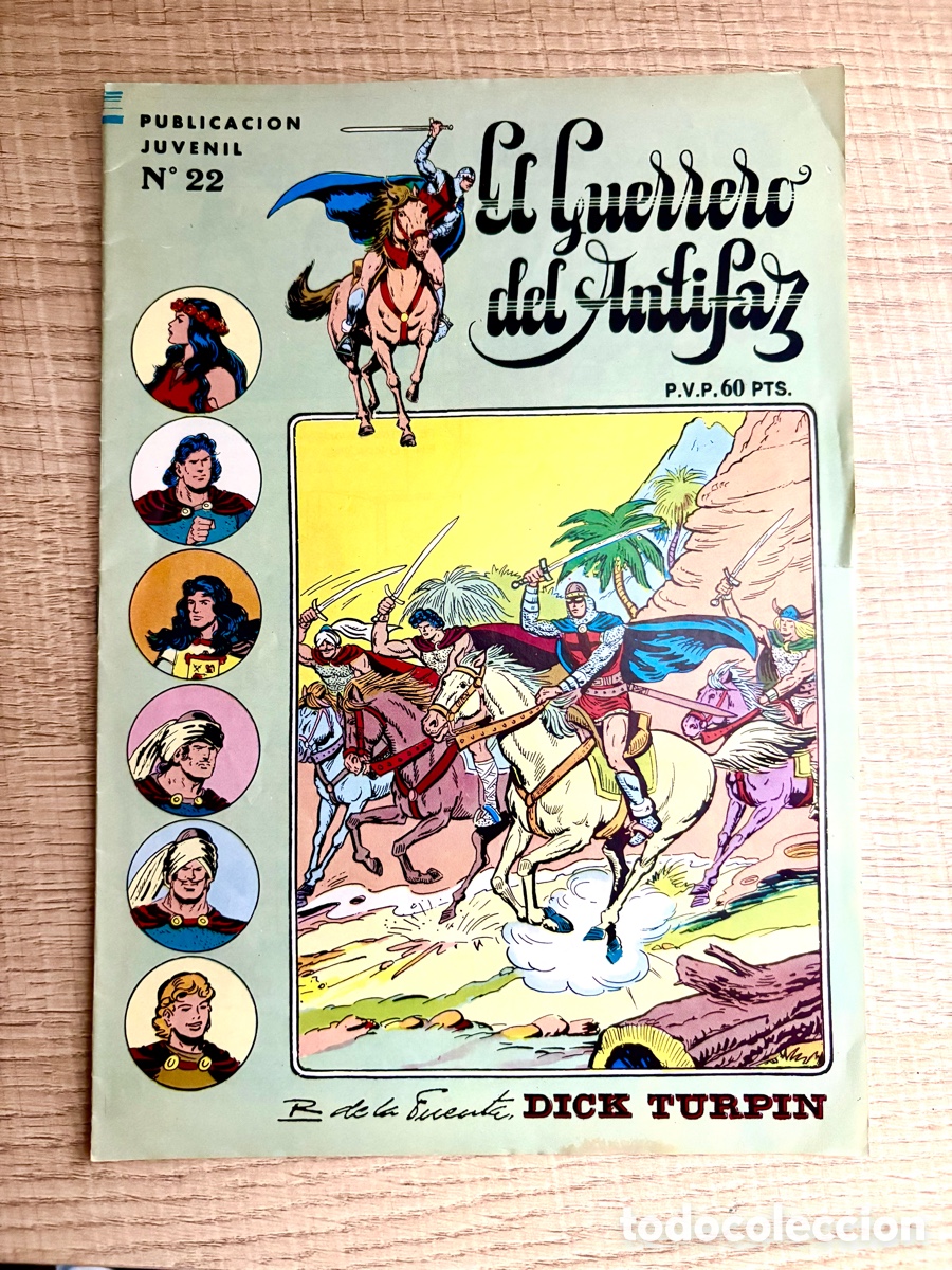 Tebeos: C&oacute;mic El Guerrero del Antifaz N&ordm; 22 (1973) - Ed. Valenciana - Dick Turpin (R. de la Fuente)