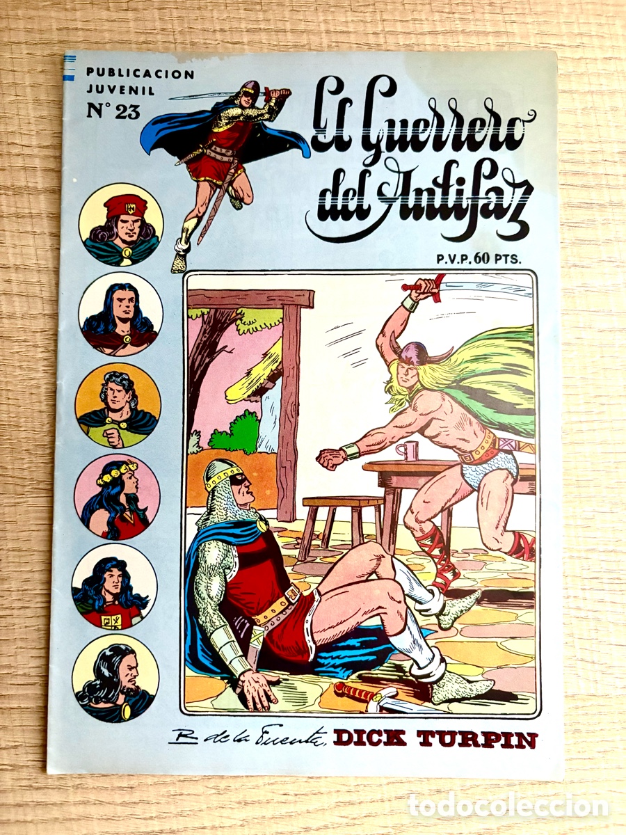 Tebeos: C&oacute;mic El Guerrero del Antifaz N&ordm; 23 (1973) - Ed. Valenciana - Dick Turpin y El Oro Maldito