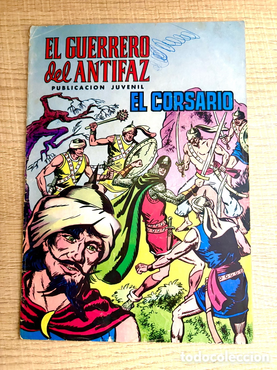 Tebeos: EL GUERRERO DEL ANTIFAZ - N&ordm; 34 - EL CORSARIO - 1973 - EDT VALENCIANA