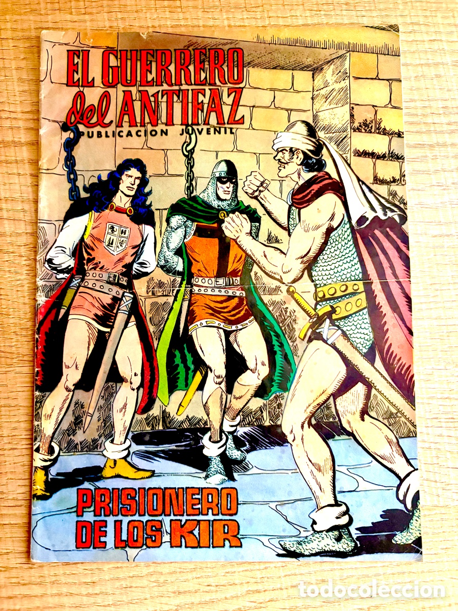 Tebeos: Tebeo El Guerrero del Antifaz - Prisionero de los Kir - N&ordm; 145 (Editorial Valenciana, 1975)
