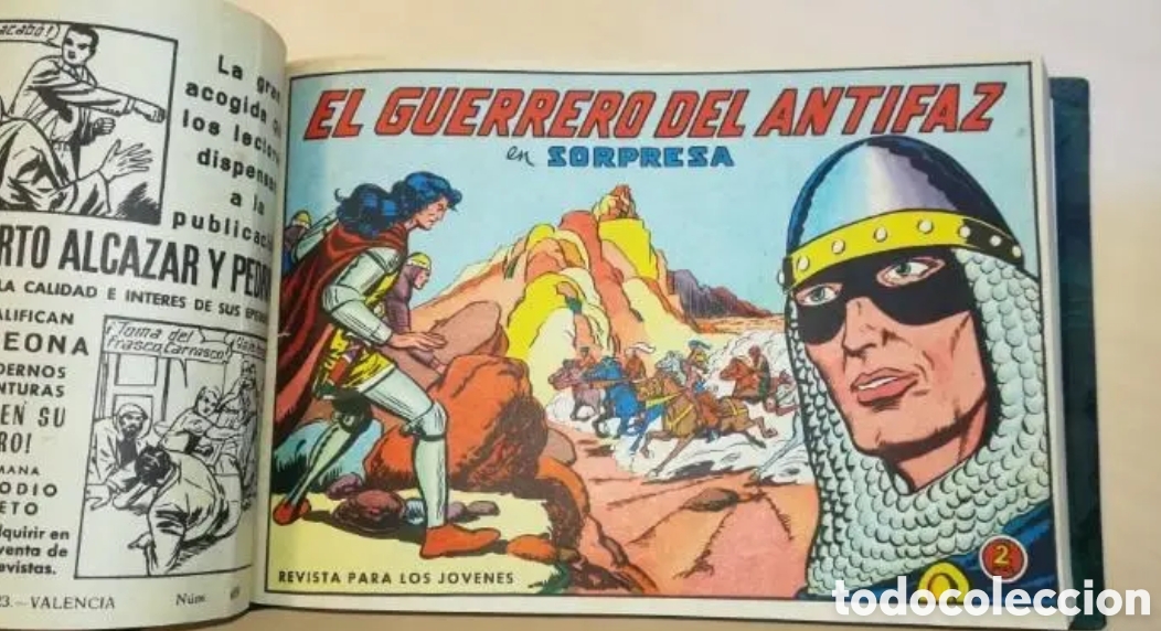 Tebeos: 259 tebeos EL GUERRERO DEL ANTIFAZ - Foto 3
