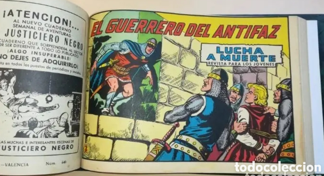 Tebeos: 259 tebeos EL GUERRERO DEL ANTIFAZ - Foto 4