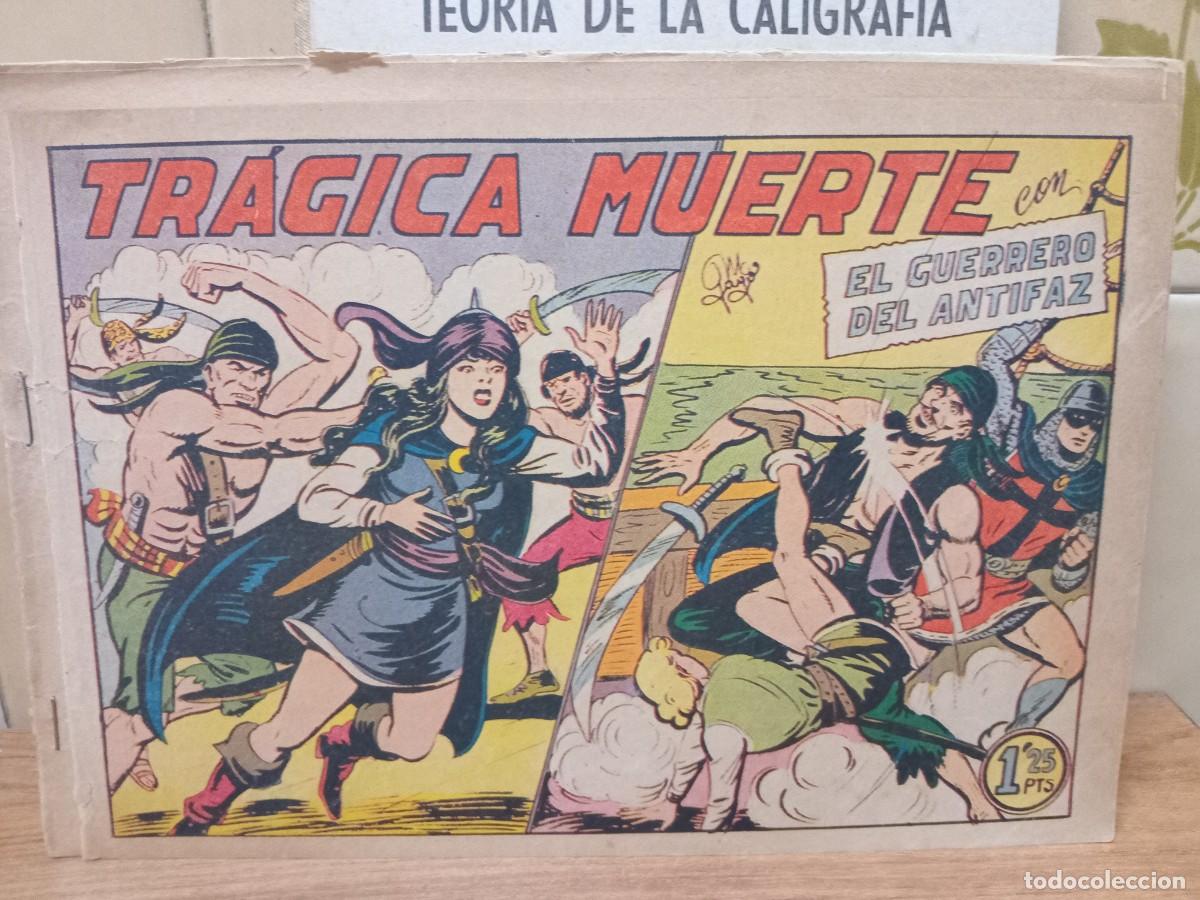 Tebeos: EL GUERRERO DEL ANTIFAZ - N&ordm; 186 - ORIGINAL - EDITORIAL VALENCIANA