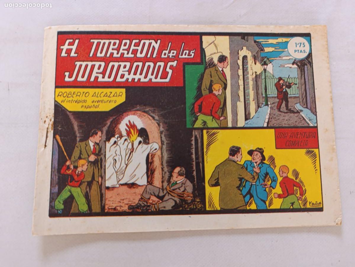 Tebeos: ROBERTO ALCAZAR N&ordm; 28 - EL TORREON DE LOS JOROBADOS - VALENCIANA - ORIGINAL (HV)