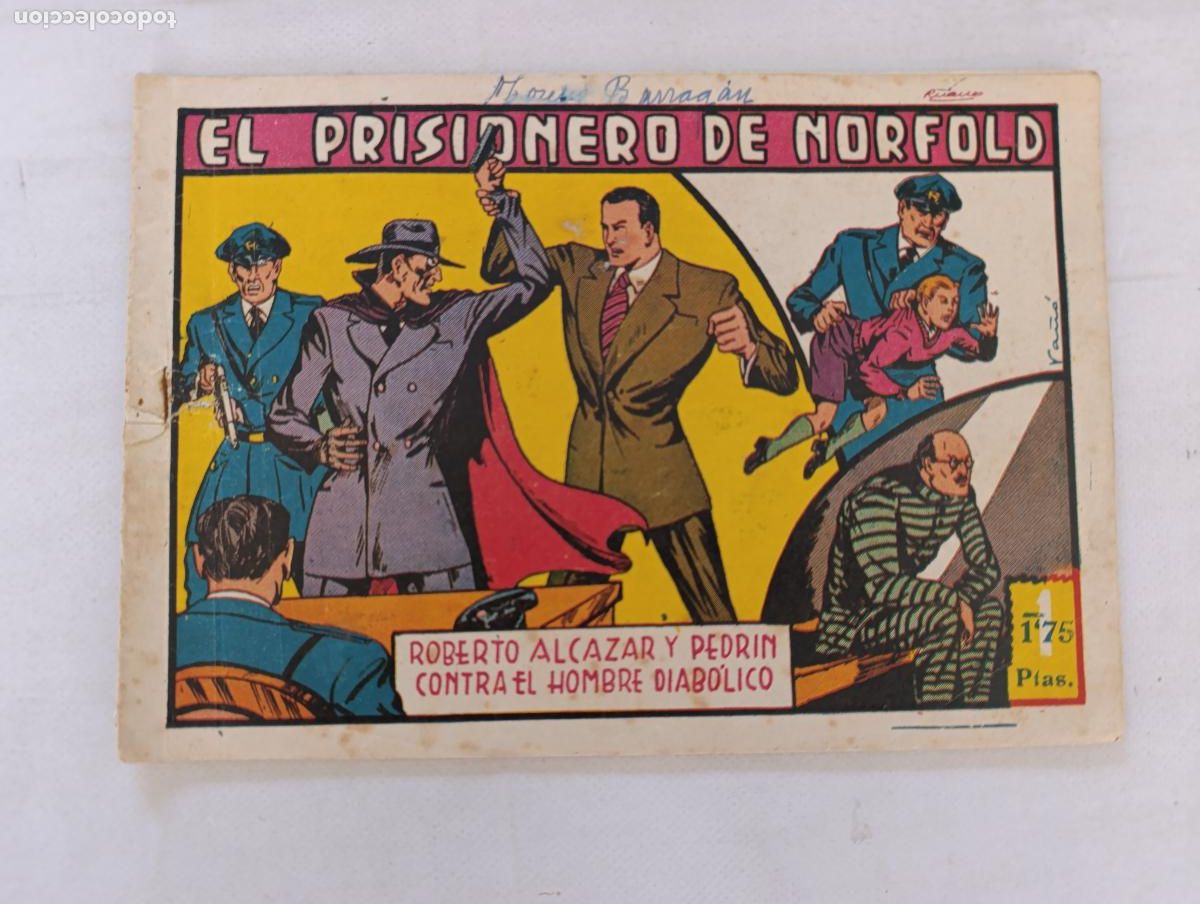 Tebeos: ROBERTO ALCAZAR Y PEDRIN N&ordm; 96 - EL PRISIONERO DE NORFOLD - VALENCIANA - ORIGINAL (HV)