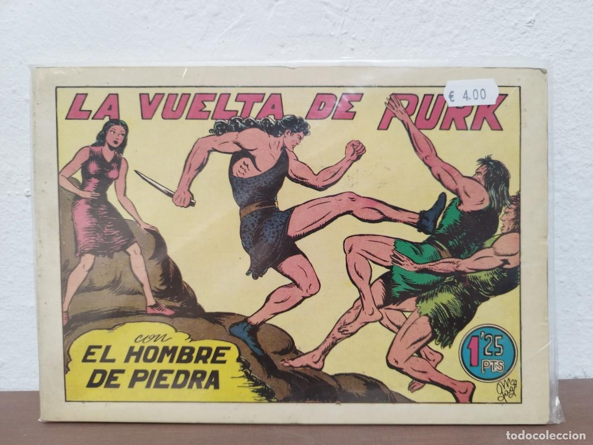 Tebeos: C&Oacute;MIC EL HOMBRE DE PIEDRA: LA VUELTA DE RURK - TOMO RETAQUILLA 96 P&Aacute;GINAS (FACSIMIL 1988)