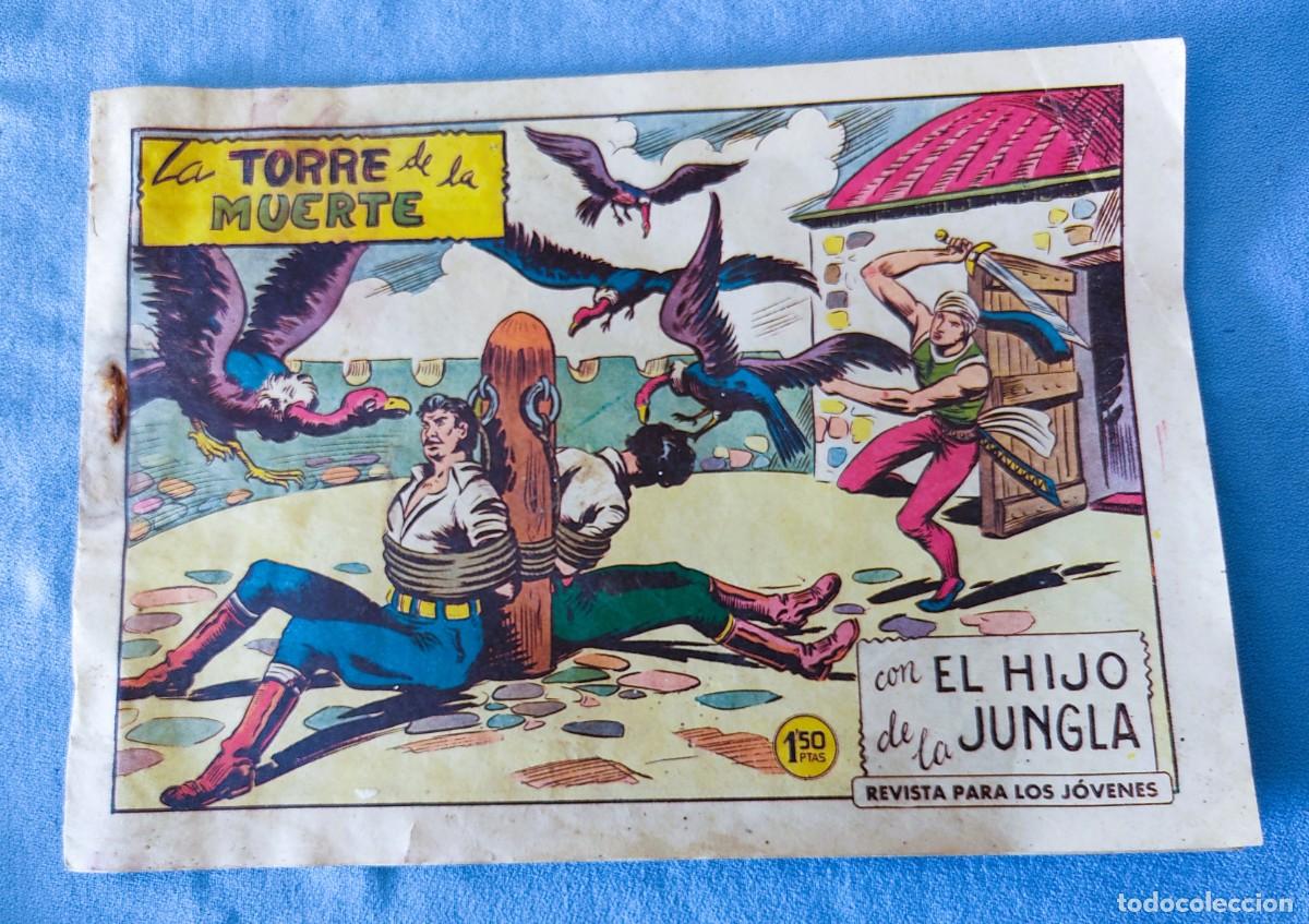 Tebeos: LA TORRE DE LA MUERTE CON EL HIJO DE LA JUNGLA N&ordm; 84 EDITORIAL VALENCIANA A&Ntilde;OS 50