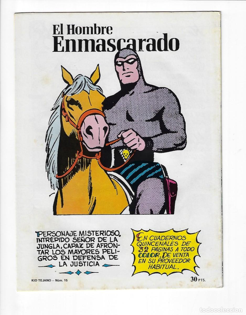 Tebeos: Valenciana. Kid Tejano. 15. - Foto 2