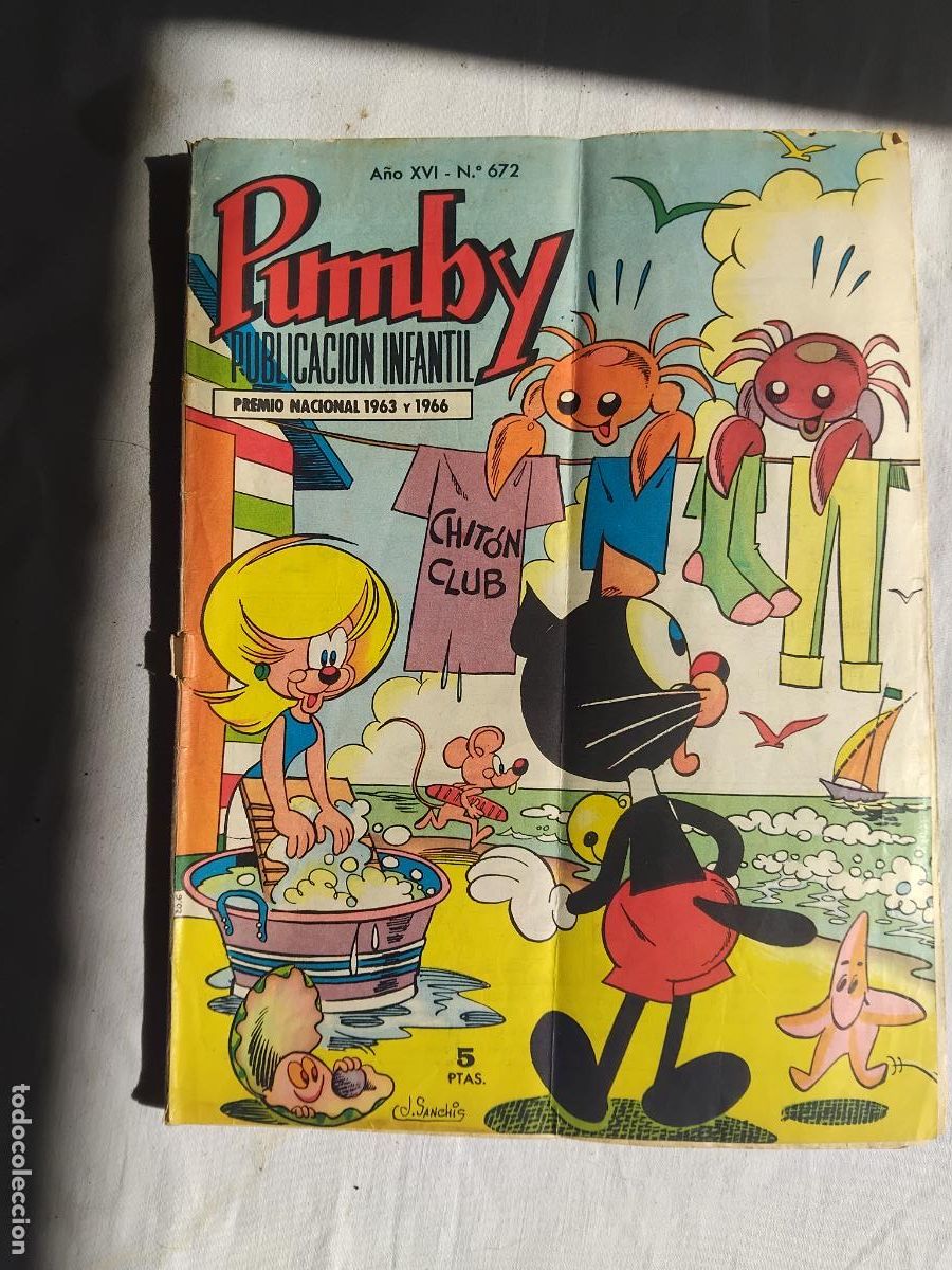 Tebeos: PUMBY N&ordm; 672. EDITORA VALENCIANA 1971.
