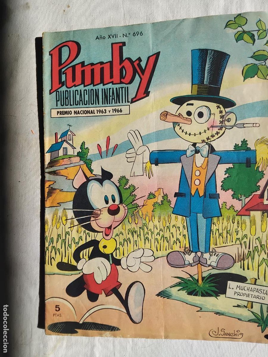 Tebeos: PUMBY N&ordm; 696. EDITORA VALENCIANA 1971.