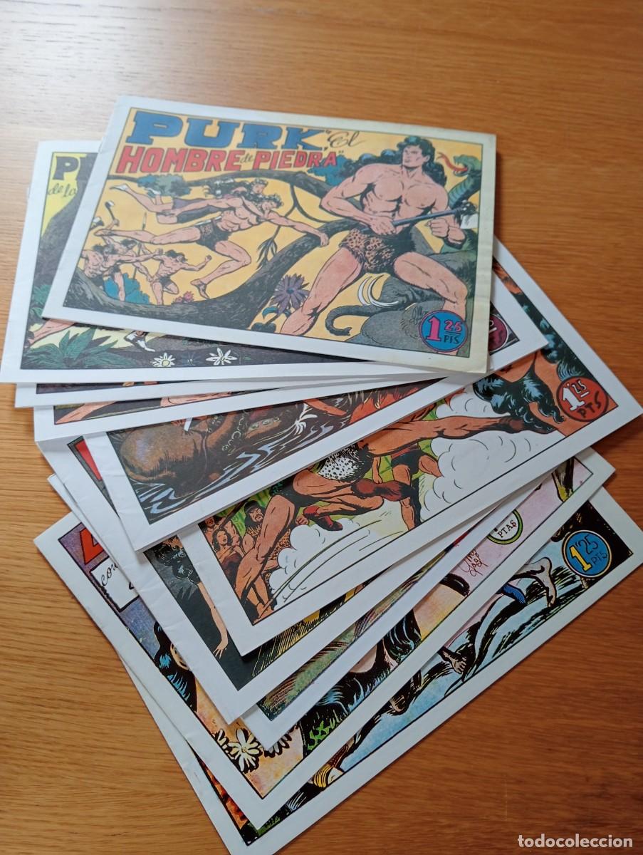 Giornalini: LOTE CON 12 EJEMPLARES DE PURK, EL HOMBRE DE PIEDRA (DE 210). GRAPA. FACSIMIL. VALENCIANA.