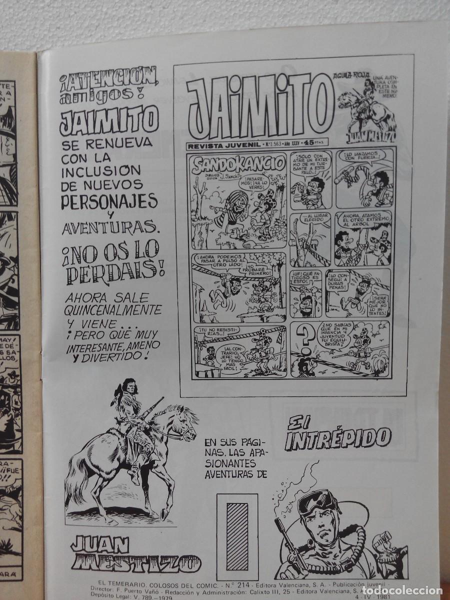 Tebeos: LOTE DE 5 TEBEOS DE &rdquo;EL TEMERARIO&rdquo; - Foto 11