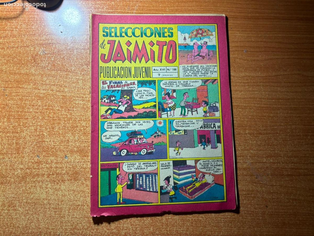 Giornalini: SELECCIONES JAIMITO N&ordm; 188 EDITORIAL VALENCIANA