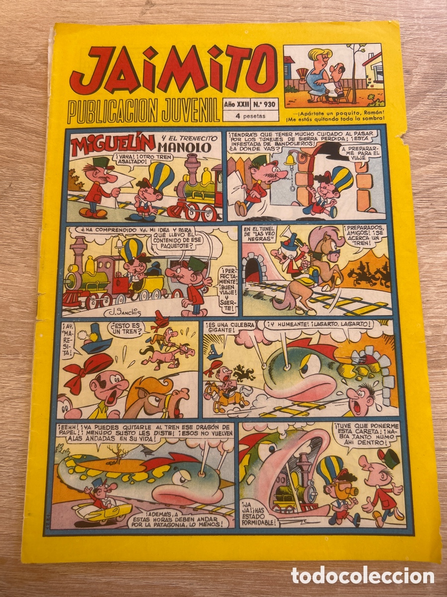 Giornalini: Jaimito publicaci&oacute;n juvenil n&uacute;m 930