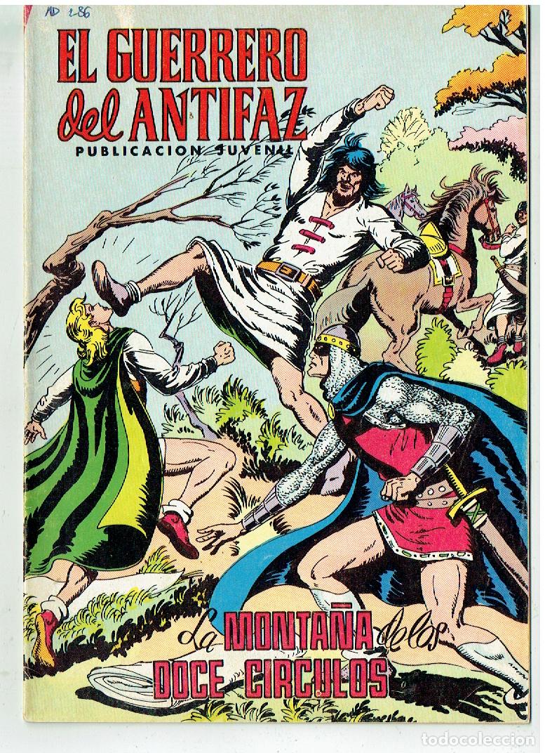 Livros de Banda Desenhada: EL GUERRERO DEL ANTIFAZ. N&ordm; 286. LA MONTA&Ntilde;A DE LOS DOCE CIRCULOS. VALENCIANA 1980(C/4 RUM)