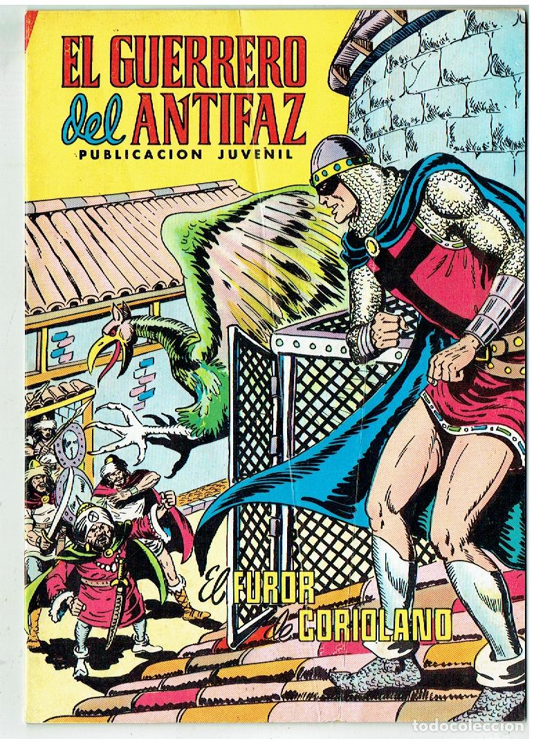 Livros de Banda Desenhada: EL GUERRERO DEL ANTIFAZ. N&ordm; 290. EL FUROR DE CORIOLANO. VALENCIANA 1977.(C/4 RUM)
