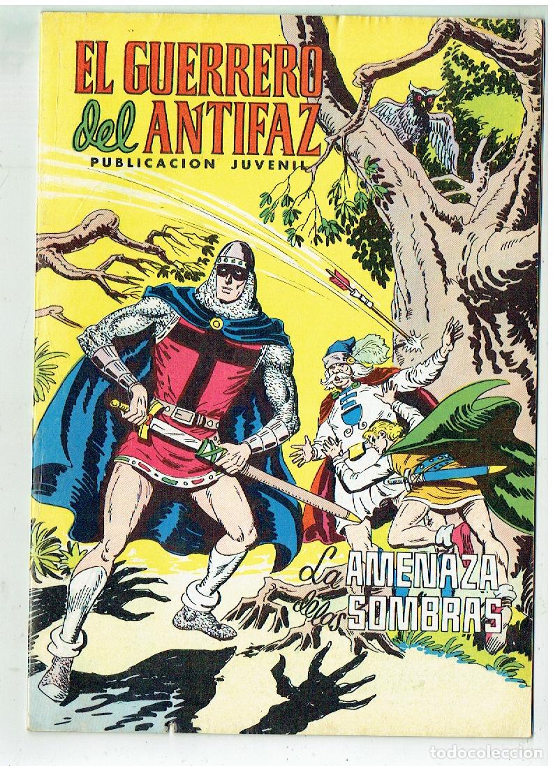Giornalini: EL GUERRERO DEL ANTIFAZ. N&ordm; 291. LA AMENAZA DE LAS SOMBRAS. VALENCIANA 1977.(C/4 RUM)
