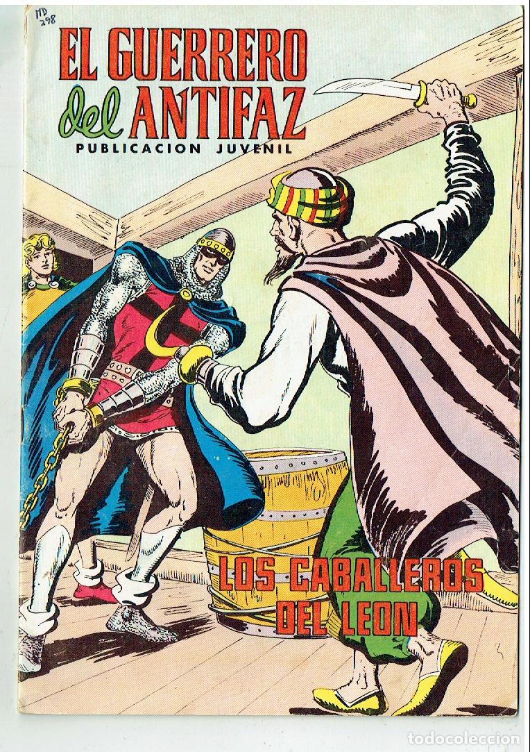 Giornalini: EL GUERRERO DEL ANTIFAZ. N&ordm; 298. LOS CABALLEROS DEL LE&Oacute;N. VALENCIANA 1977.(C/4 RUM)