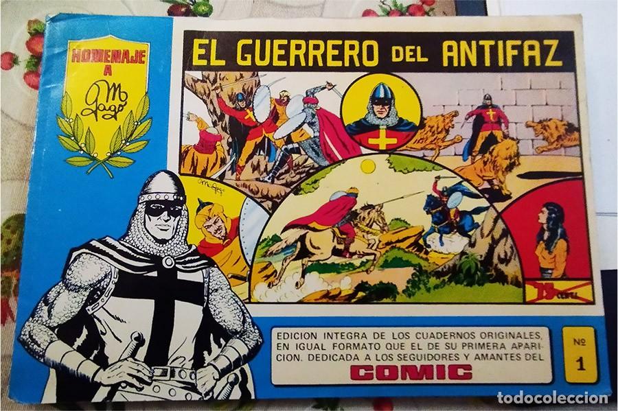 Comics: EL GUERRERO DEL ANTIFAZ EDITORIAL VALENCIANA 1981 HOMENAJE A GAGO TOMO 1