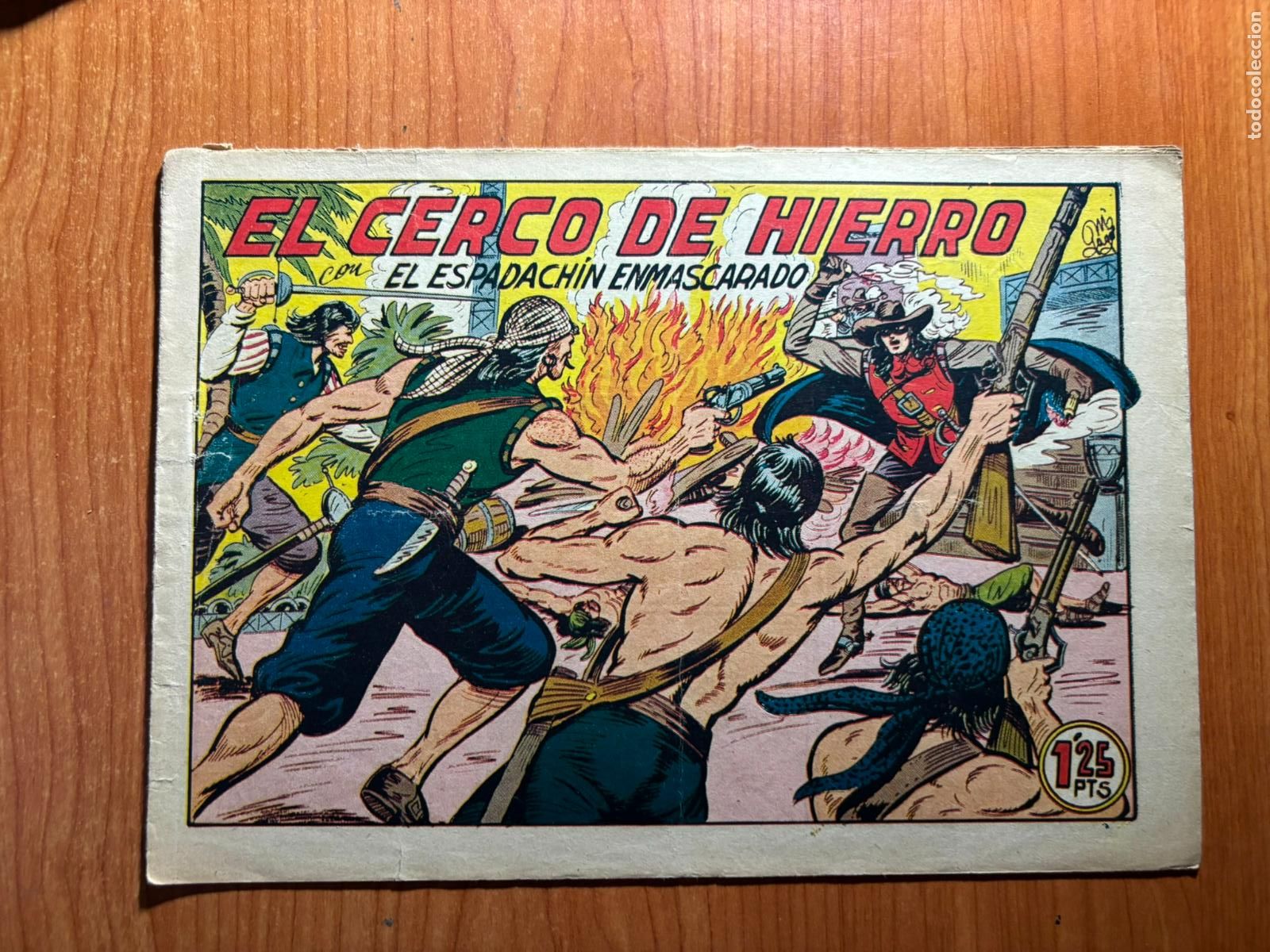 Tebeos: EL ESPADACHIN ENMASCARADO N&ordm; 82 EDITORIAL VALENCIANA ORIGINAL
