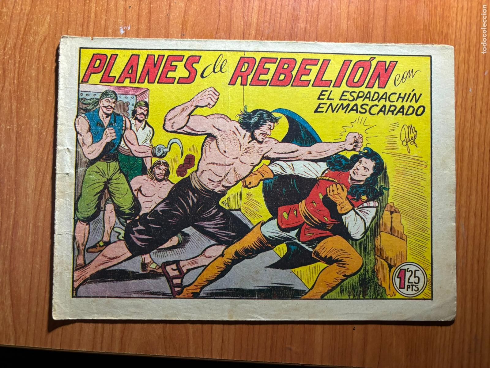 Tebeos: EL ESPADACHIN ENMASCARADO N&ordm; 78 EDITORIAL VALENCIANA ORIGINAL