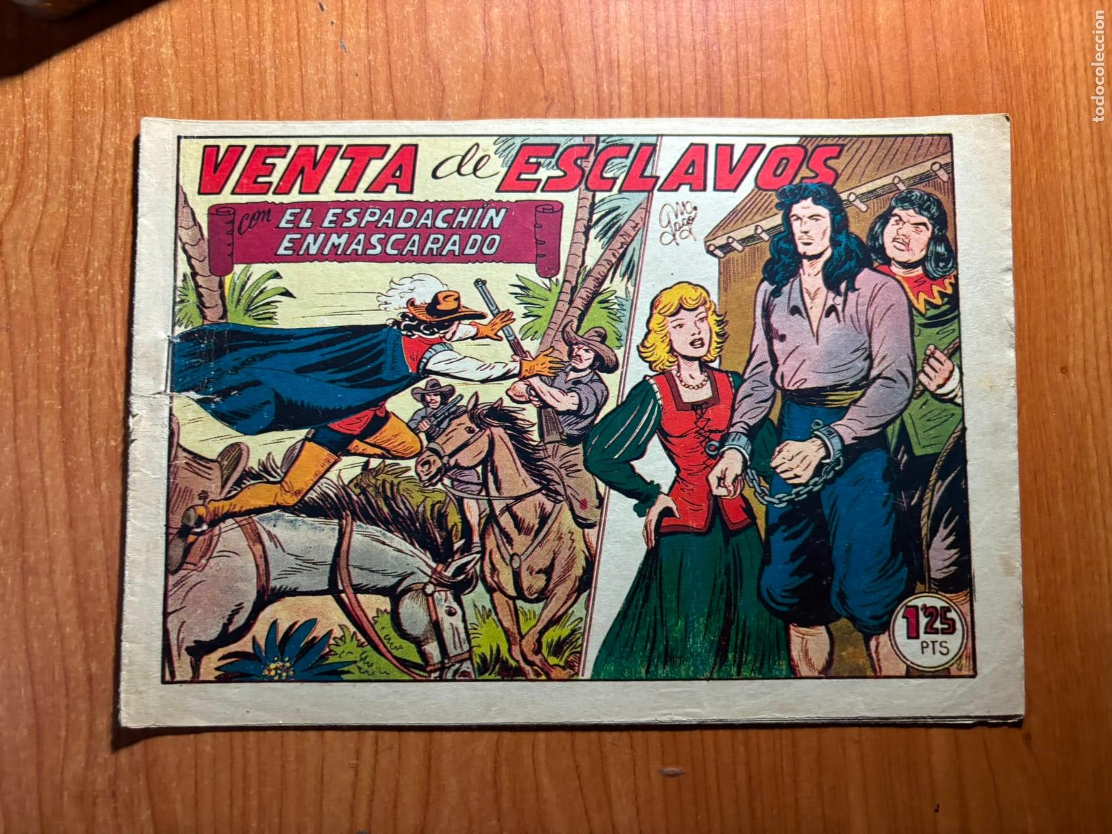 Tebeos: EL ESPADACHIN ENMASCARADO N&ordm; 76 EDITORIAL VALENCIANA ORIGINAL
