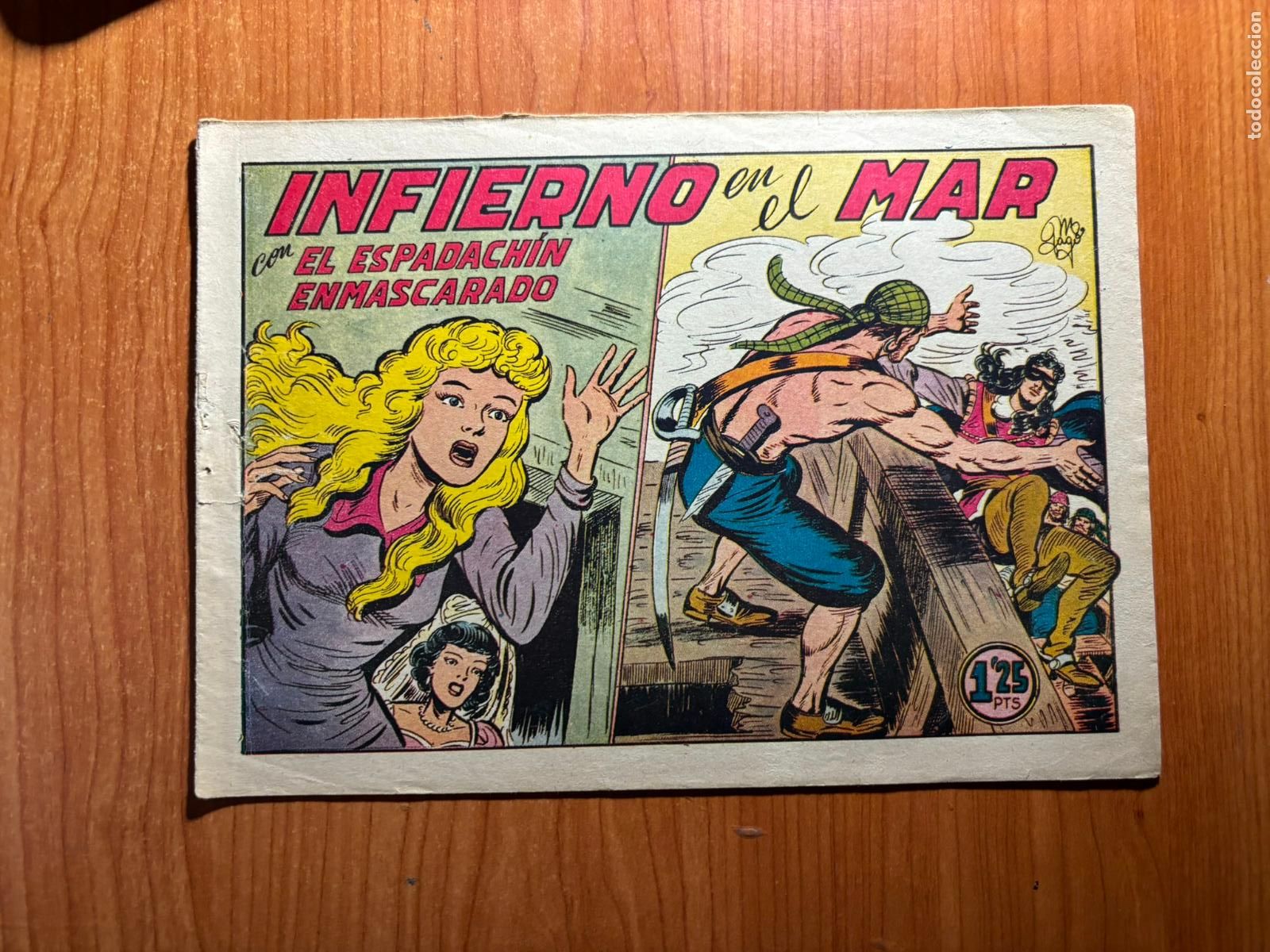 Tebeos: EL ESPADACHIN ENMASCARADO N&ordm; 73 EDITORIAL VALENCIANA ORIGINAL