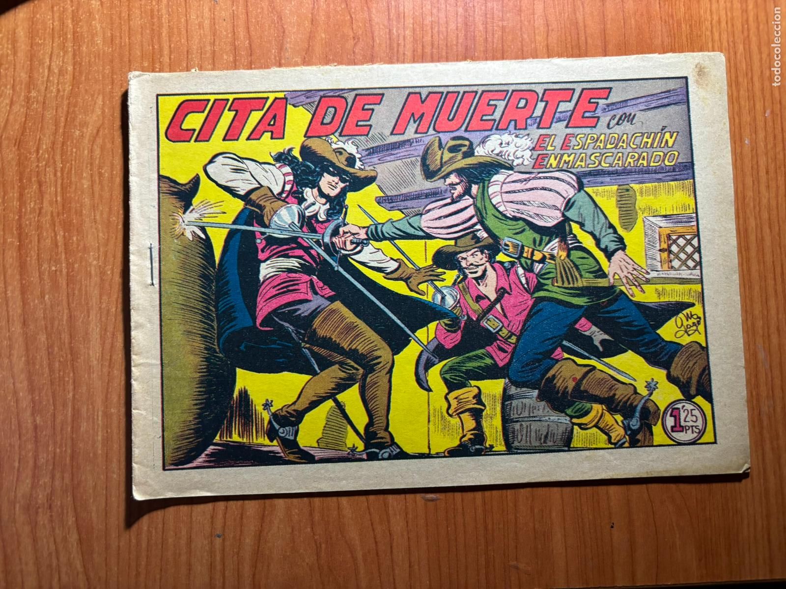 Tebeos: EL ESPADACHIN ENMASCARADO N&ordm; 69 EDITORIAL VALENCIANA ORIGINAL