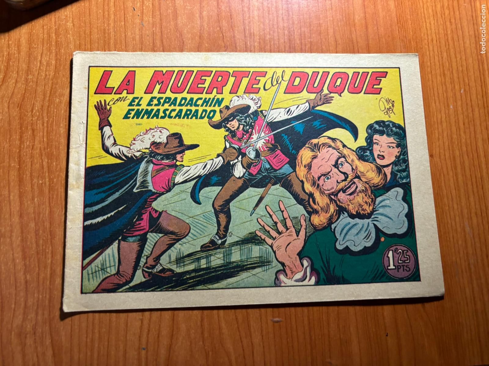 Tebeos: EL ESPADACHIN ENMASCARADO N&ordm; 56 EDITORIAL VALENCIANA ORIGINAL