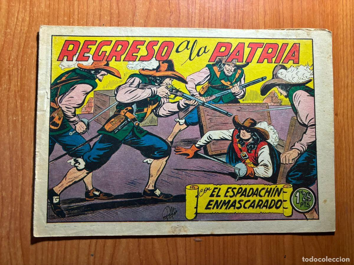 Tebeos: EL ESPADACHIN ENMASCARADO N&ordm; 52 EDITORIAL VALENCIANA ORIGINAL