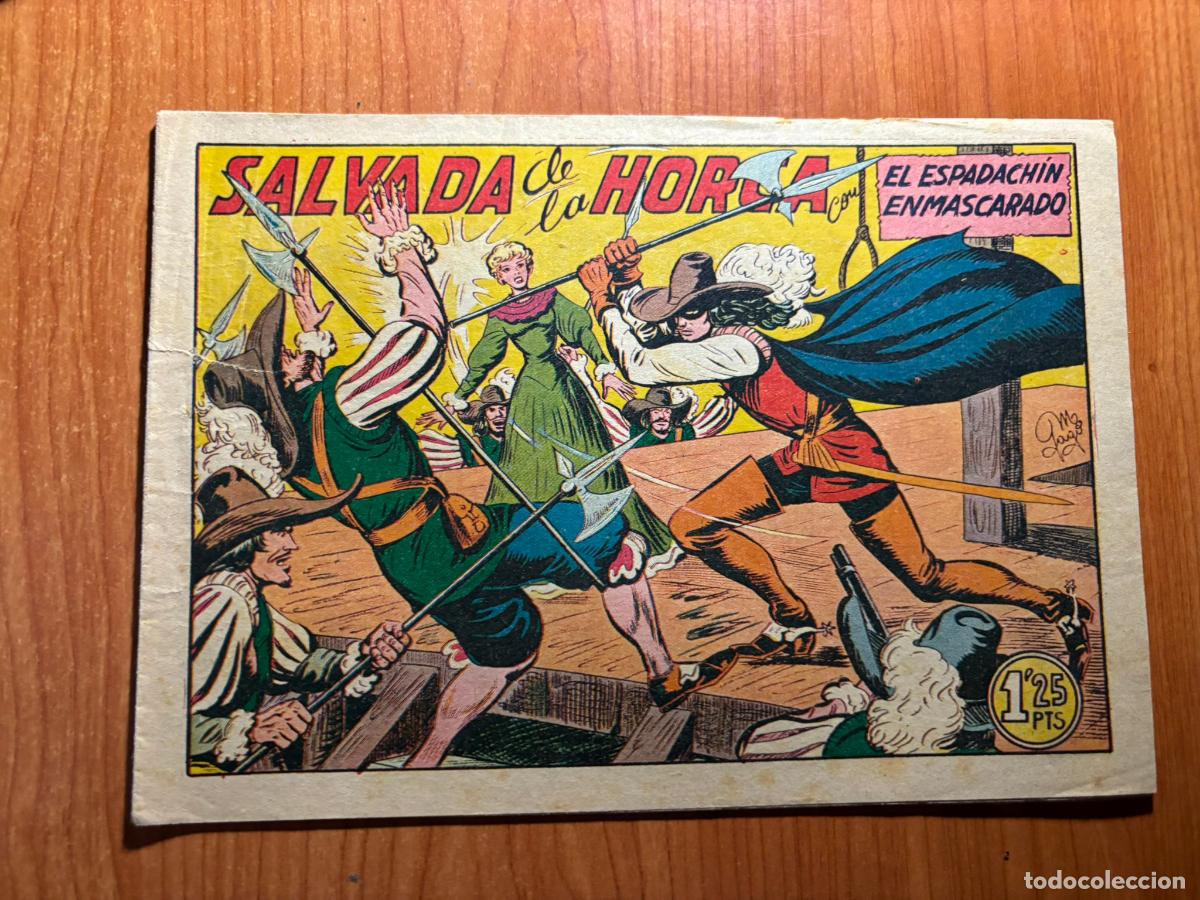Tebeos: EL ESPADACHIN ENMASCARADO N&ordm; 44 EDITORIAL VALENCIANA ORIGINAL