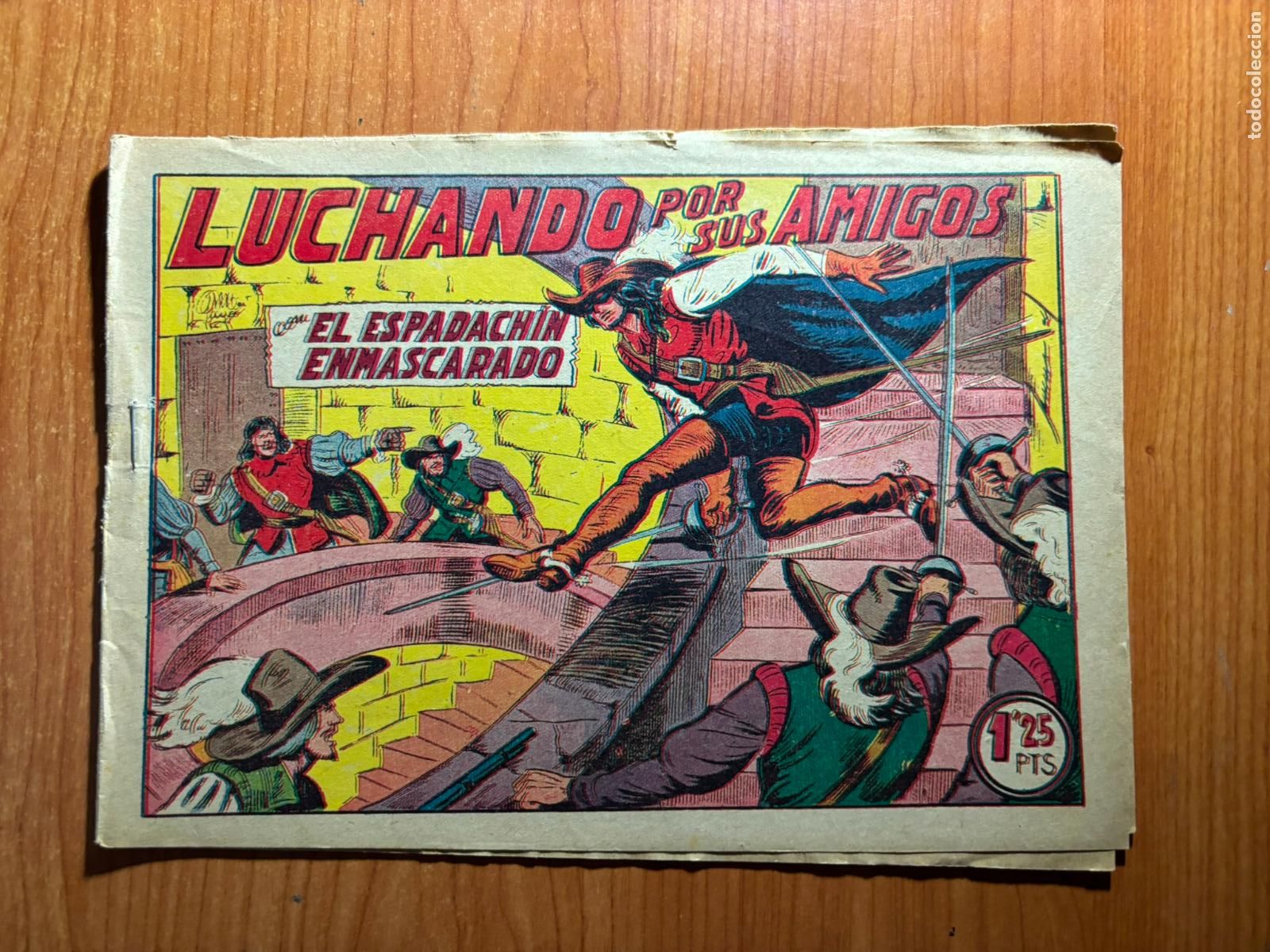 Tebeos: EL ESPADACHIN ENMASCARADO N&ordm; 40 EDITORIAL VALENCIANA ORIGINAL