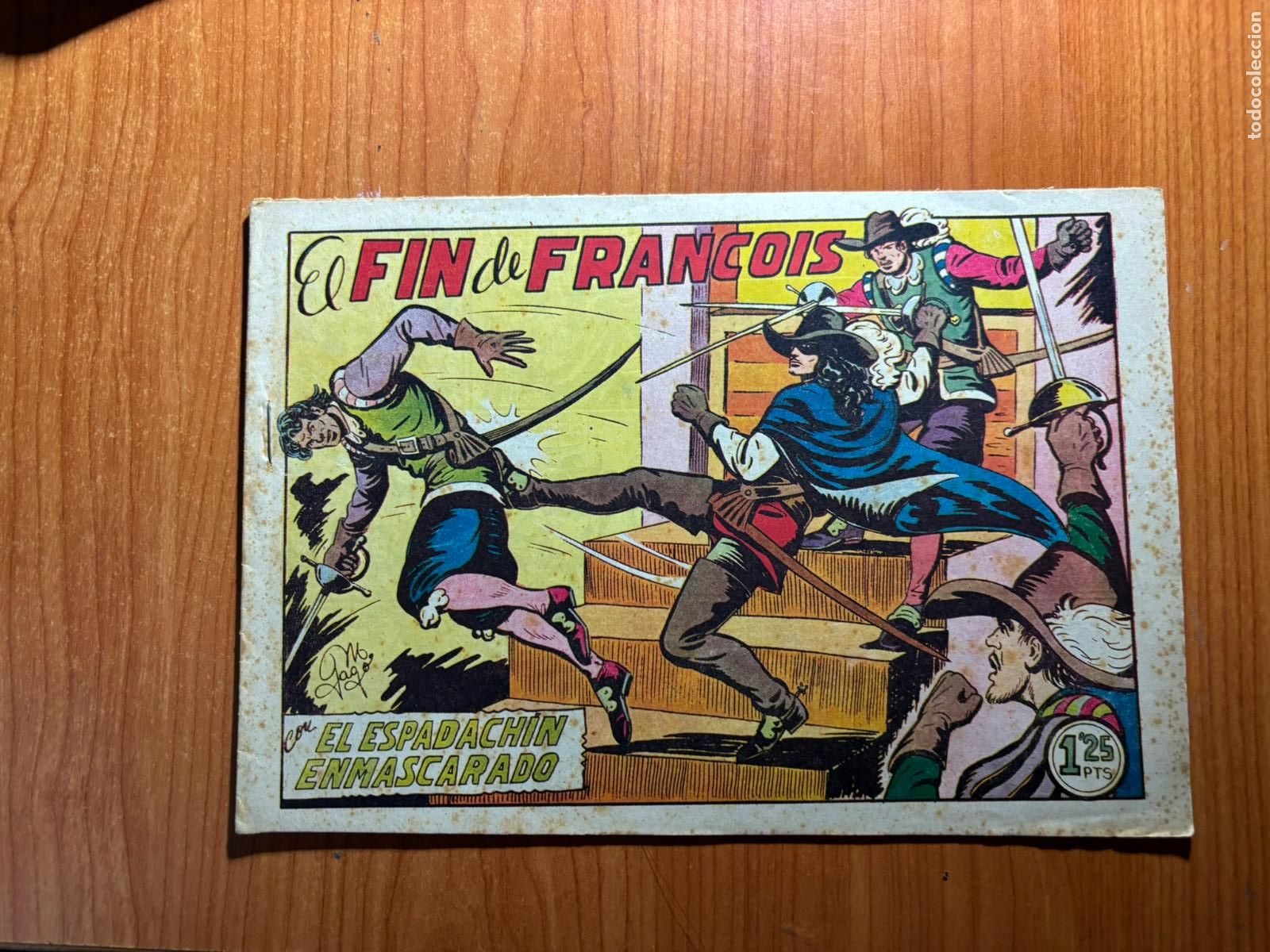 Tebeos: EL ESPADACHIN ENMASCARADO N&ordm; 15 EDITORIAL VALENCIANA ORIGINAL