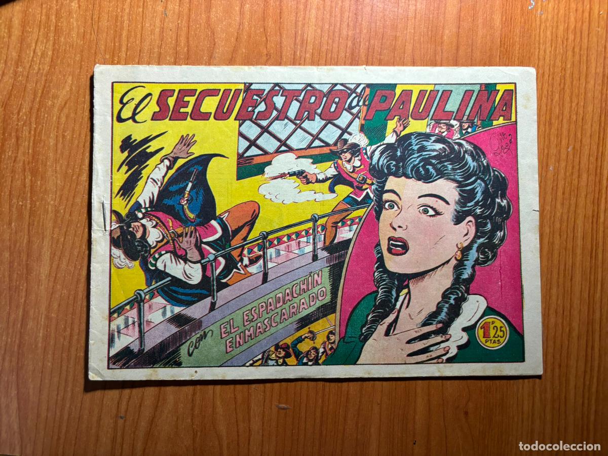 Tebeos: EL ESPADACHIN ENMASCARADO N&ordm; 8 EDITORIAL VALENCIANA ORIGINAL