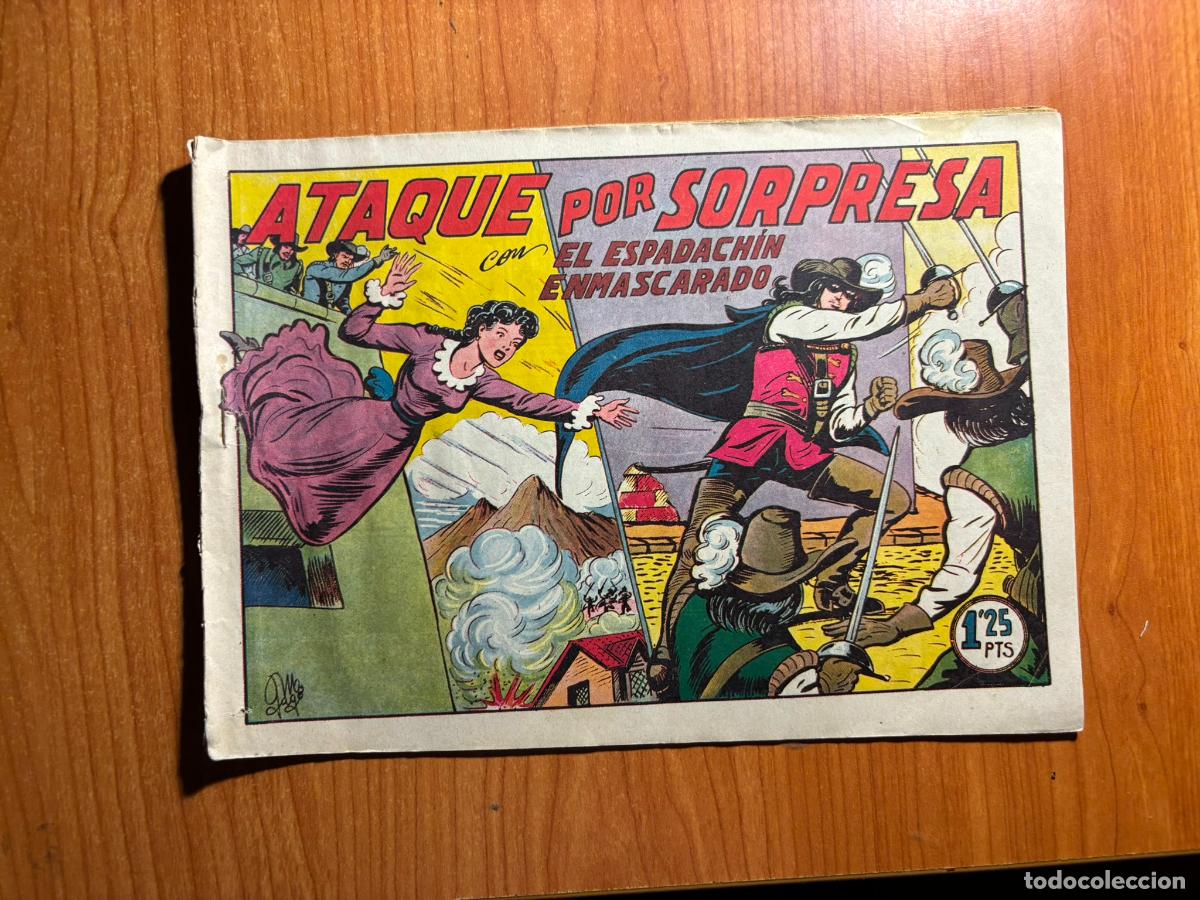 Tebeos: EL ESPADACHIN ENMASCARADO N&ordm; 10 EDITORIAL VALENCIANA ORIGINAL