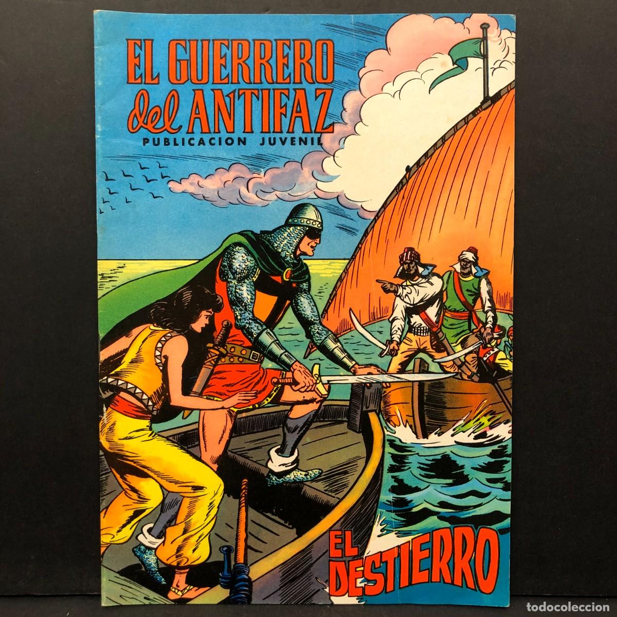 Tebeos: EL GUERRERO DEL ANTIFAZ - EL DESTIERRO - PUB. JUVENIL - EDITORA VALENCIANA / 1422
