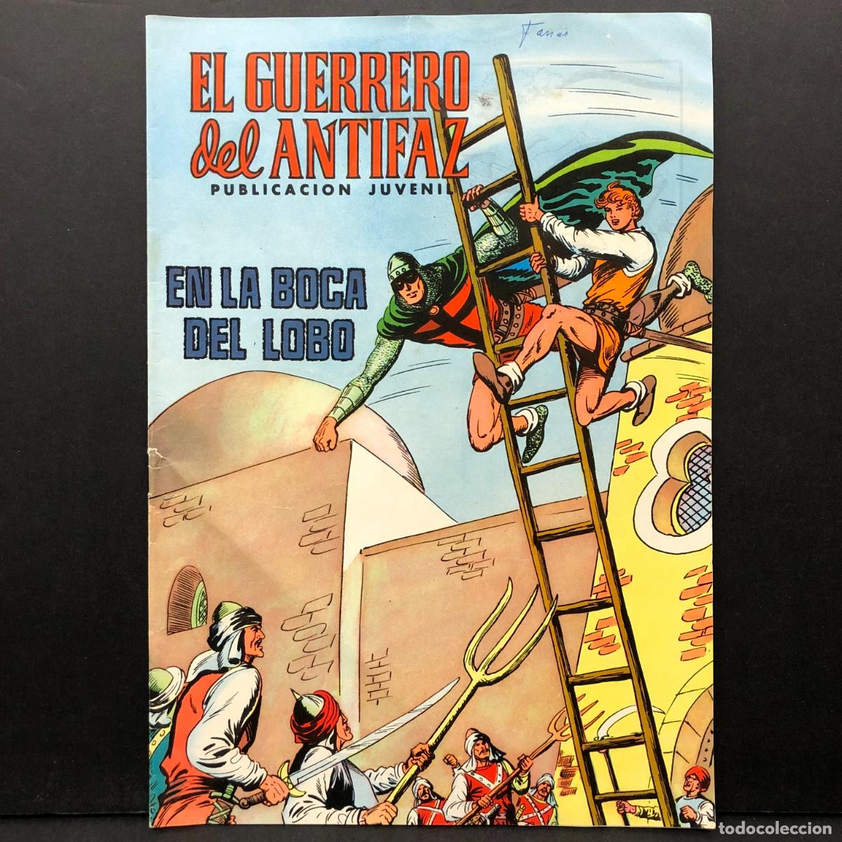 Tebeos: EL GUERRERO DEL ANTIFAZ - EN LA BOCA DEL LOBO - PUB. JUVENIL - EDITORA VALENCIANA / 1425
