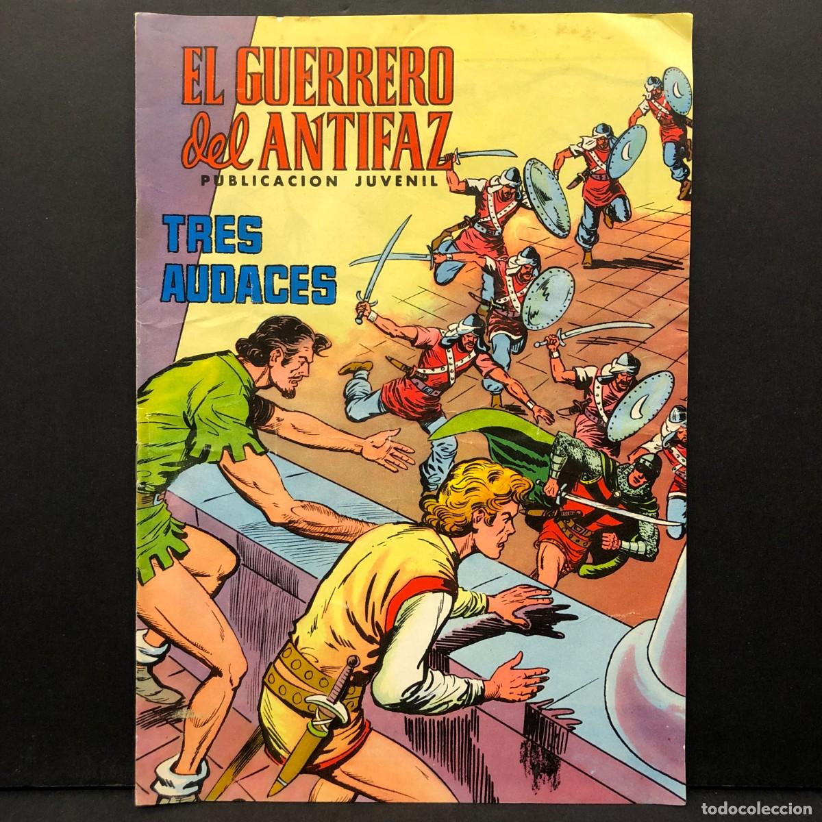 Tebeos: EL GUERRERO DEL ANTIFAZ - TRES AUDACES - PUB. JUVENIL - EDITORA VALENCIANA / 1427