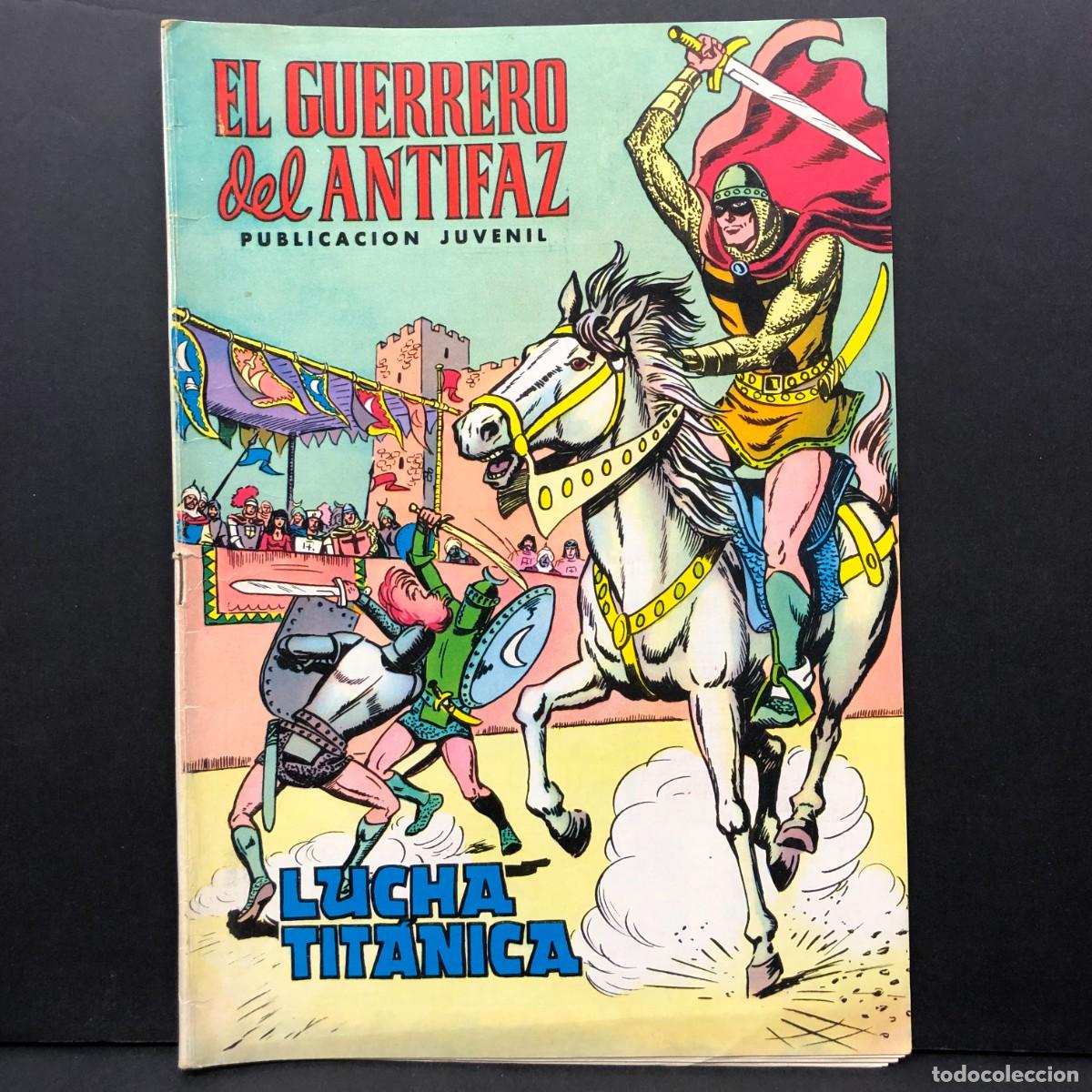 Tebeos: EL GUERRERO DEL ANTIFAZ - LUCHA TITANICA - PUB. JUVENIL - EDITORA VALENCIANA / 1429