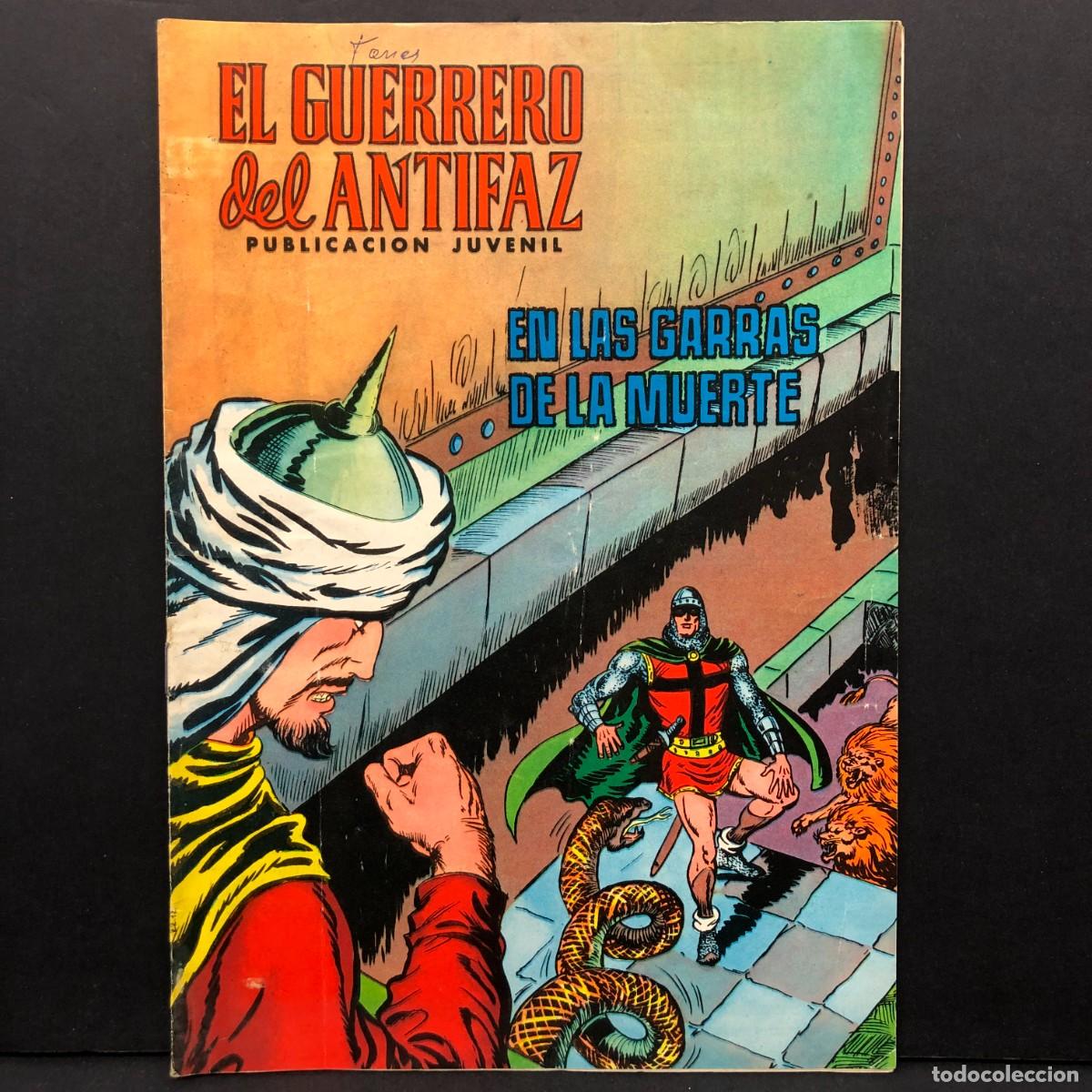 Tebeos: EL GUERRERO DEL ANTIFAZ - EN LAS GARRAS DE LA MUERTE - PUB. JUVENIL - EDITORA VALENCIANA / 1431