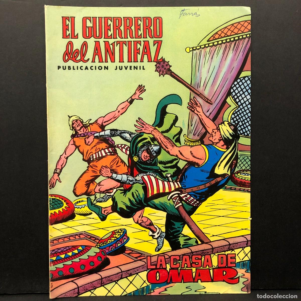 Tebeos: EL GUERRERO DEL ANTIFAZ - LA CASA DE OMAR - PUB. JUVENIL - EDITORA VALENCIANA / 1432