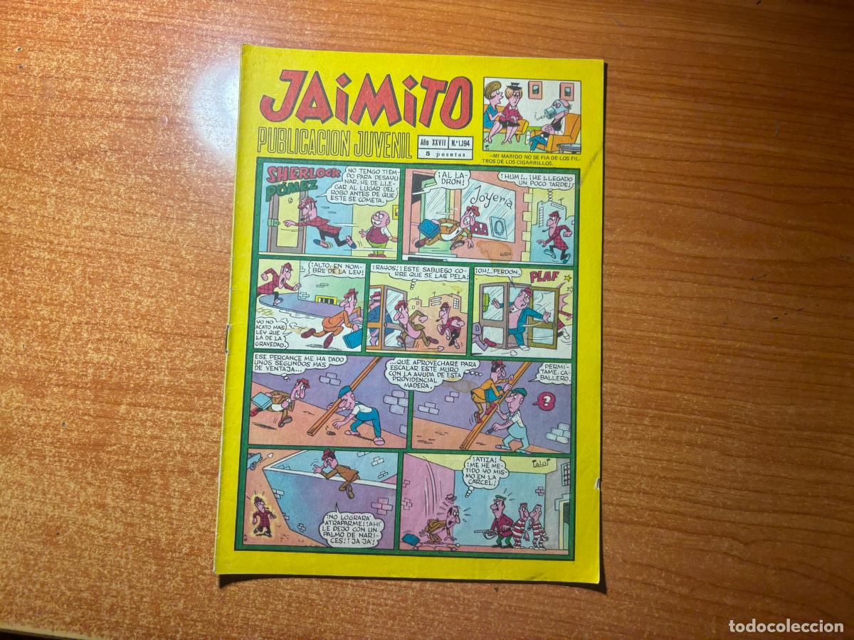 Tebeos: JAIMITO N&ordm; 1194 EDITORIAL VALENCIANA