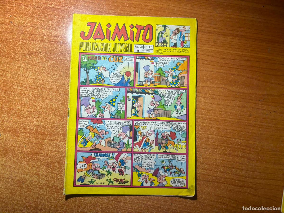 Tebeos: JAIMITO N&ordm; 1112 EDITORIAL VALENCIANA