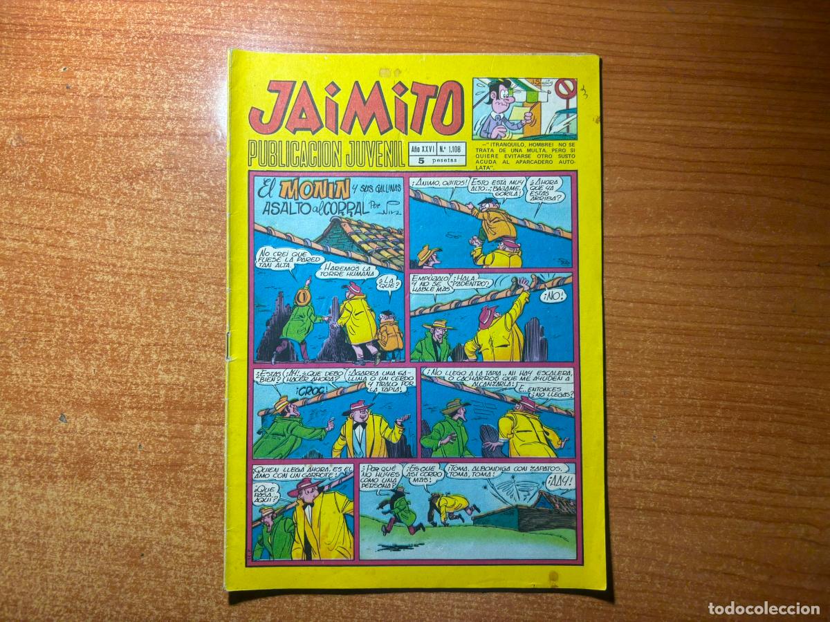 Tebeos: JAIMITO N&ordm; 1108 EDITORIAL VALENCIANA